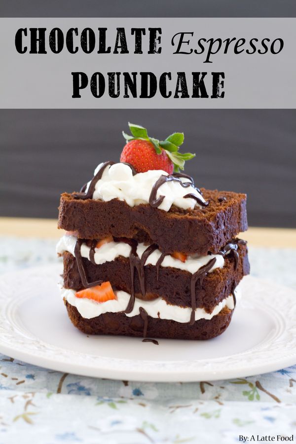 Chocolate Espresso Pound Cake