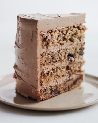 Chocolate-Flecked Layer Cake with Milk Chocolate Frosting