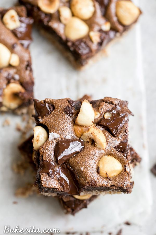 Chocolate Hazelnut Bars (Gluten Free + Paleo