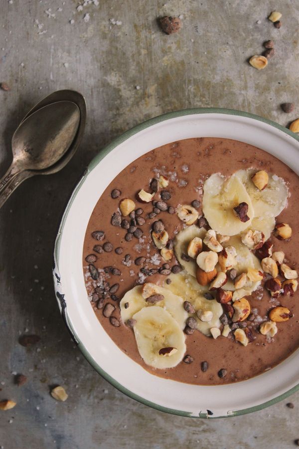 Chocolate Hazelnut Smoothie Bowl