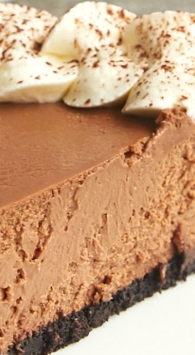 Chocolate Kahlua Cheesecake