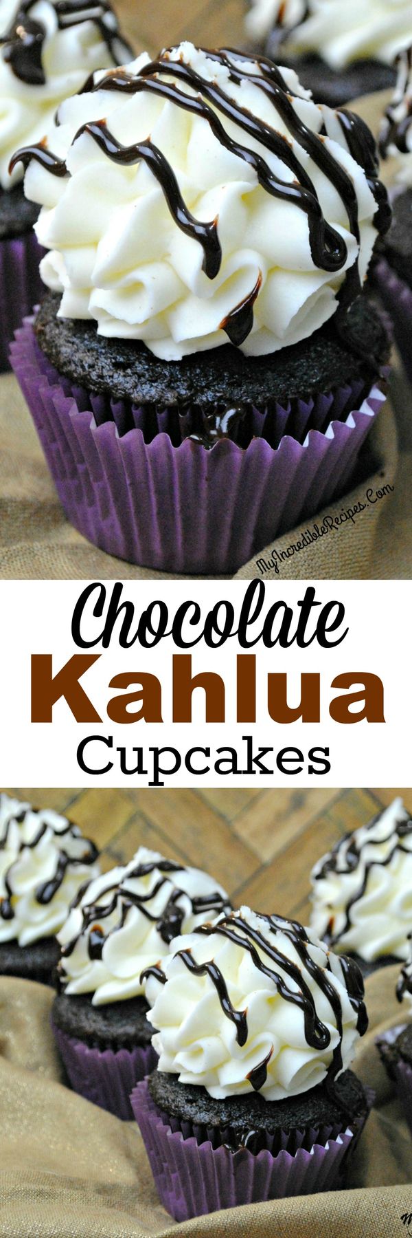 Chocolate Kahlua Cupcakes