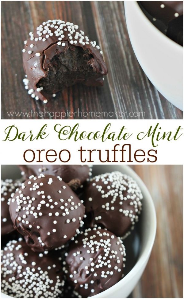 Chocolate Mint Truffles