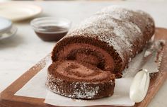 Chocolate Mousse Cake Roll