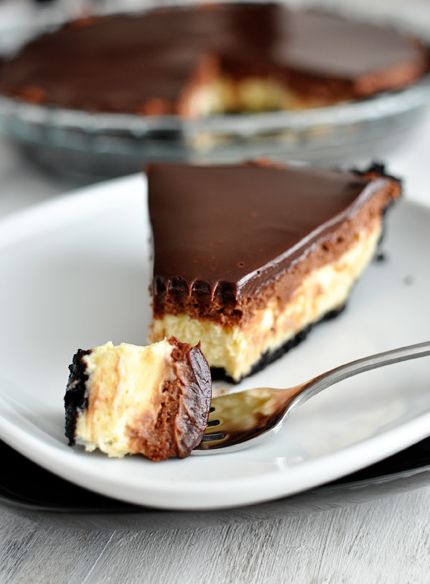 Chocolate Mousse Cheesecake Pie