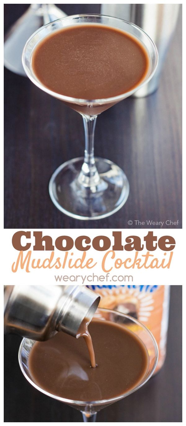 Chocolate Mudslide Cocktail