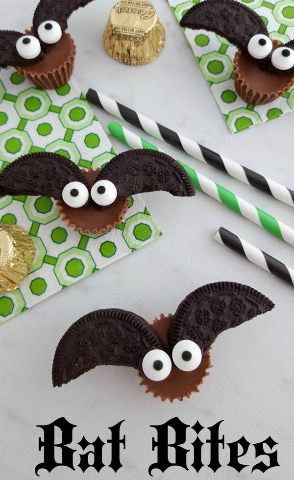 Chocolate Peanut Butter Bat Bites