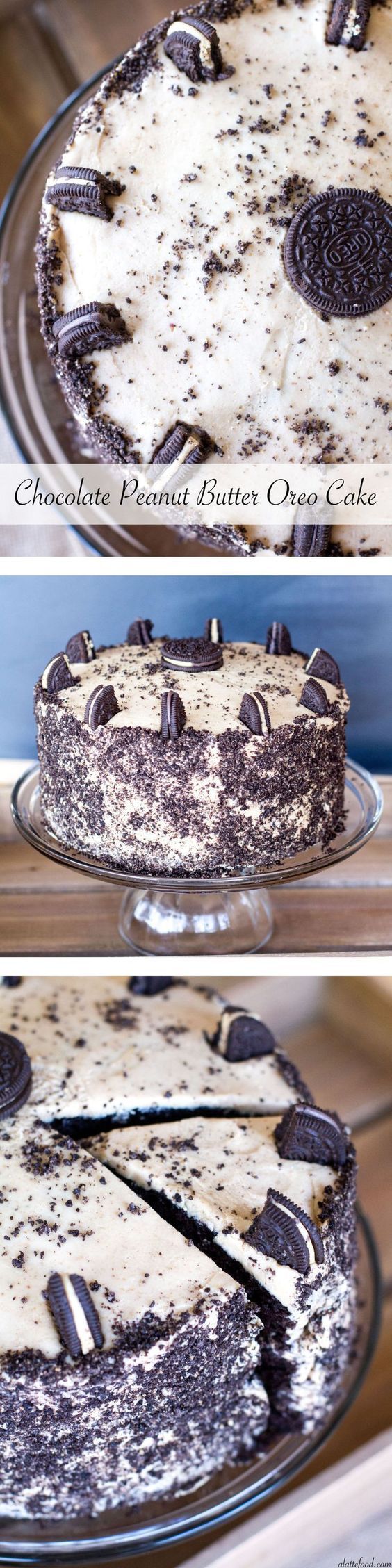 Chocolate Peanut Butter Oreo Cake