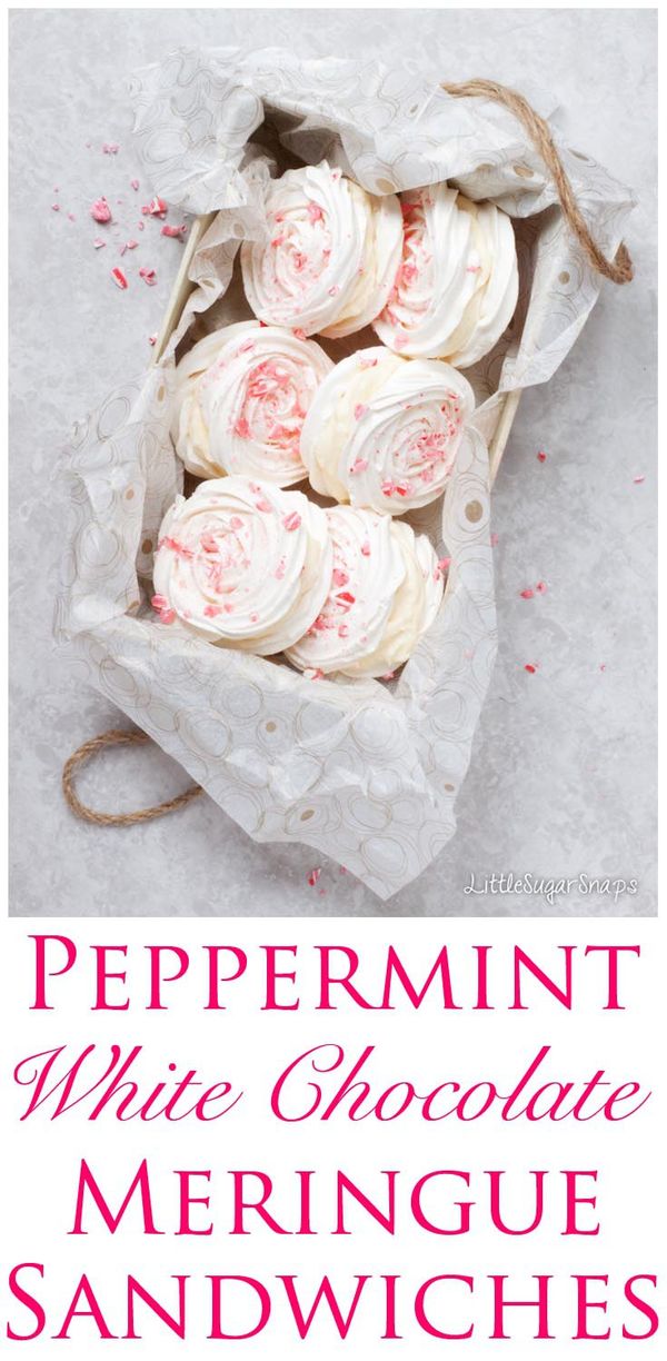 Chocolate Peppermint Meringue Sandwich