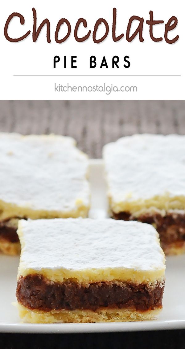 Chocolate Pie Bars