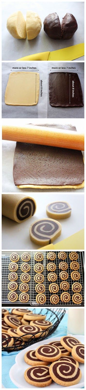 Chocolate Pinwheel Cookies