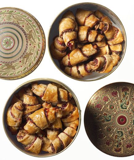 Chocolate, Raspberry, and Almond Rugelach