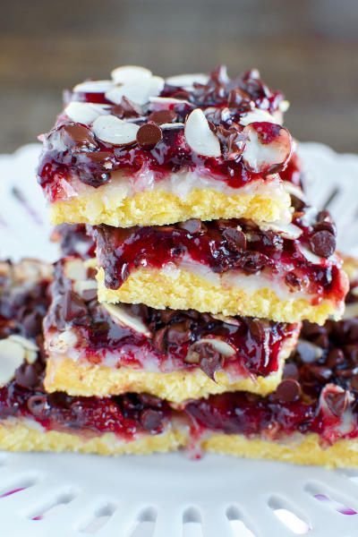 Chocolate Raspberry Magic Bars