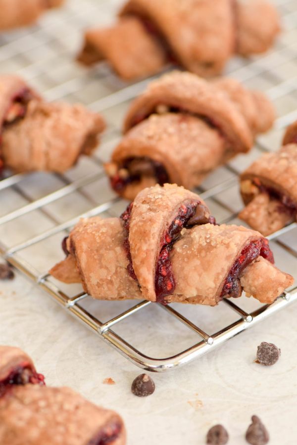 Chocolate Raspberry Rugelach