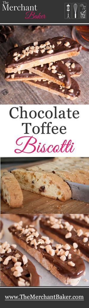 Chocolate Toffee Biscotti