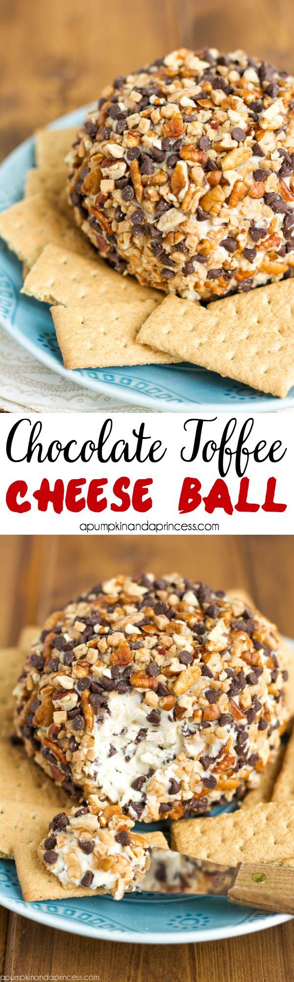 Chocolate Toffee Cheese Ball