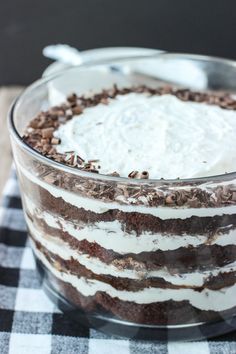 Chocolate Toffee Fudge Trifle