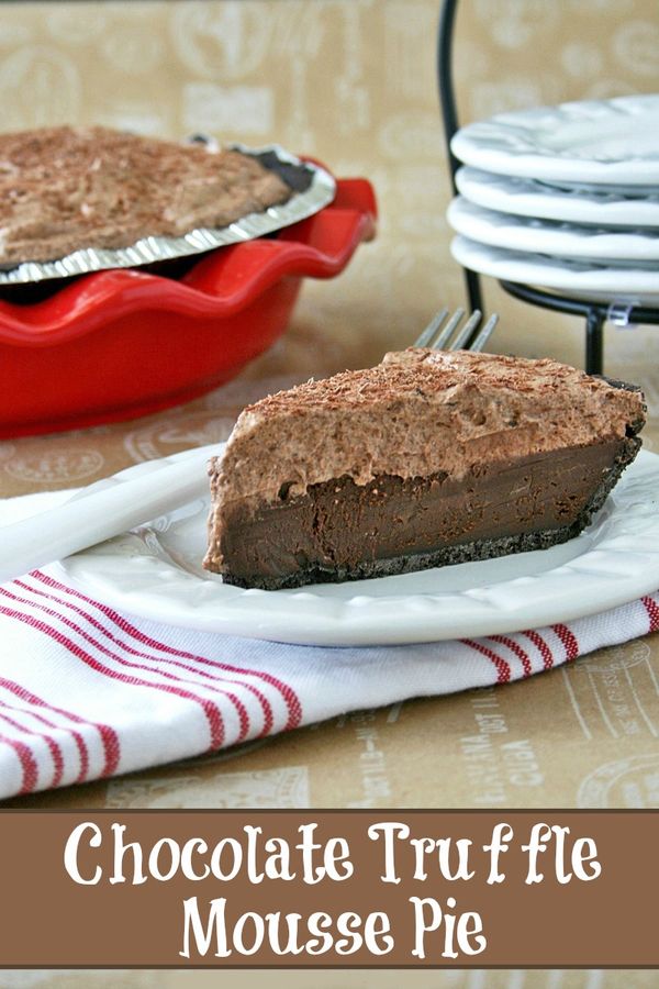 Chocolate Truffle Mousse Pie