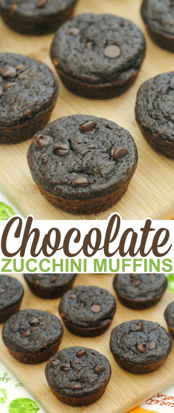 Chocolate Zucchini Muffins