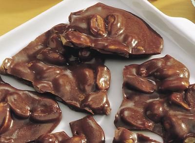 Chocolatey Peanut Brittle