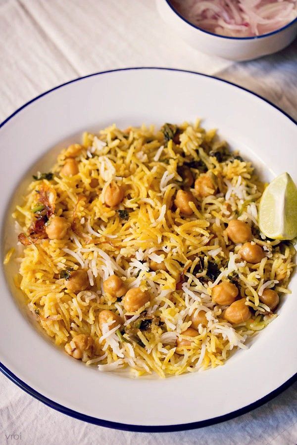 Chole biryani recipe | chana biryani