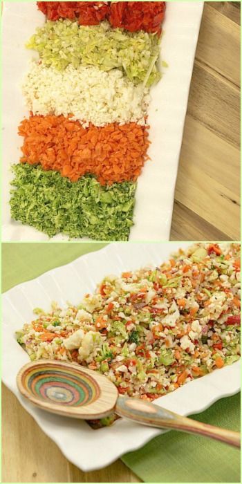 Chopped Vegetable Confetti Salad