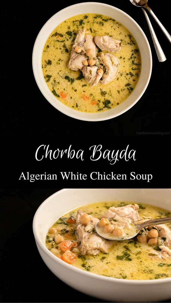 Chorba Bayda – Algerian White Chicken Soup