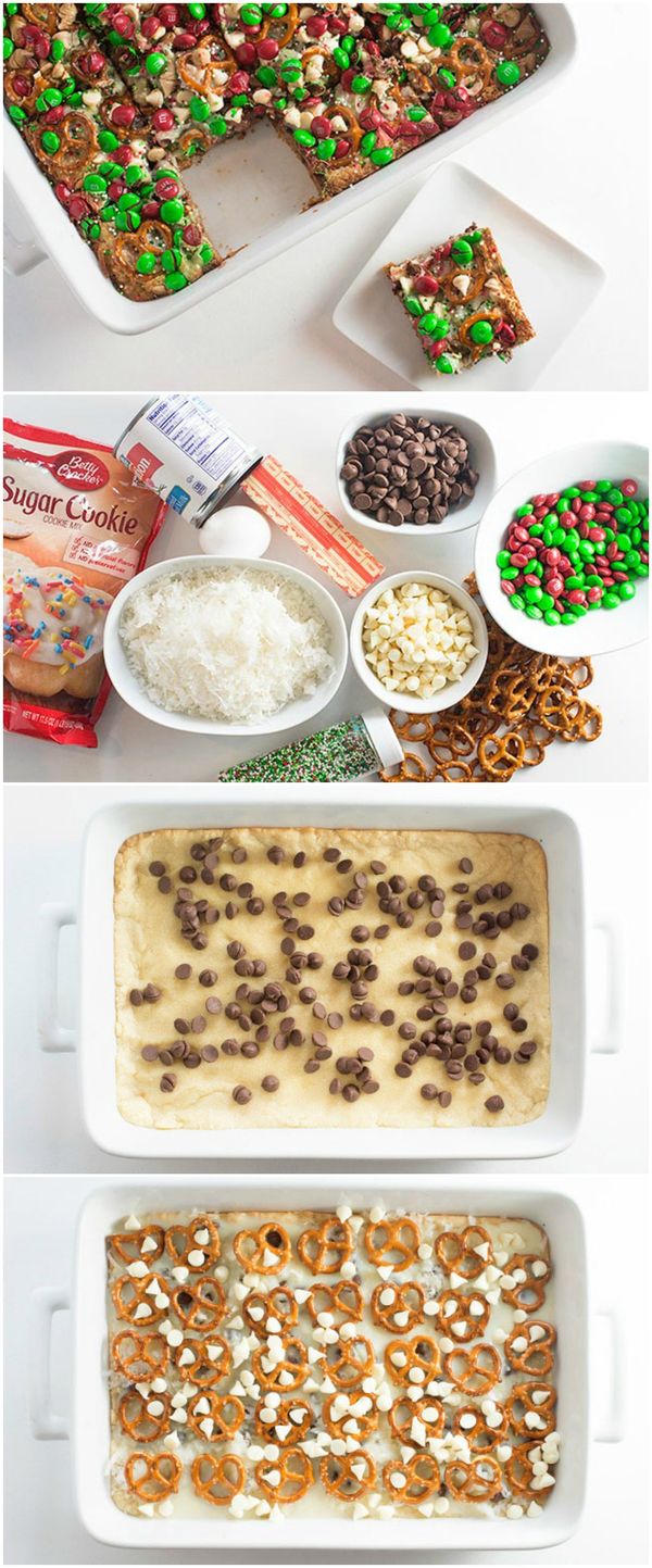 Christmas 7-Layer Cookie Bars