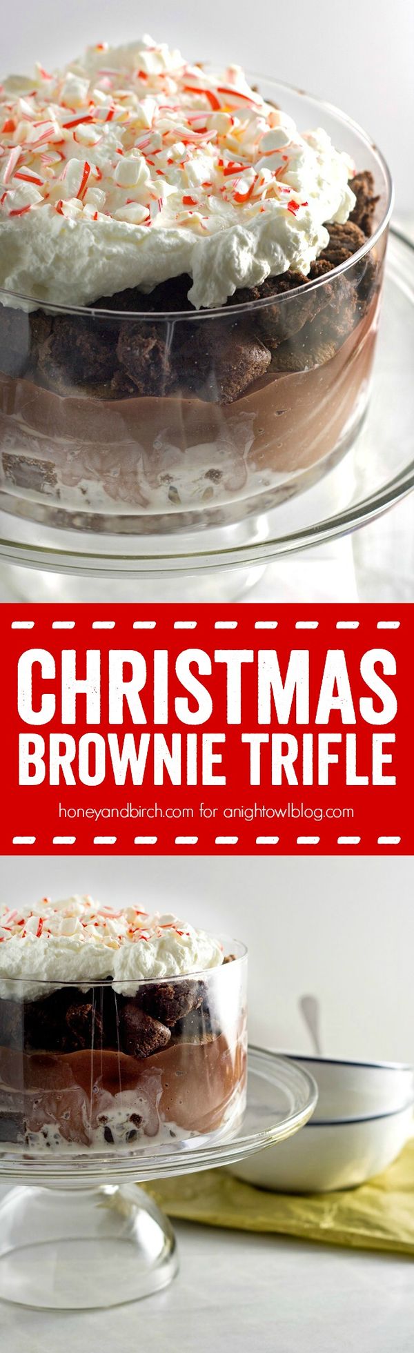 Christmas Brownie Trifle