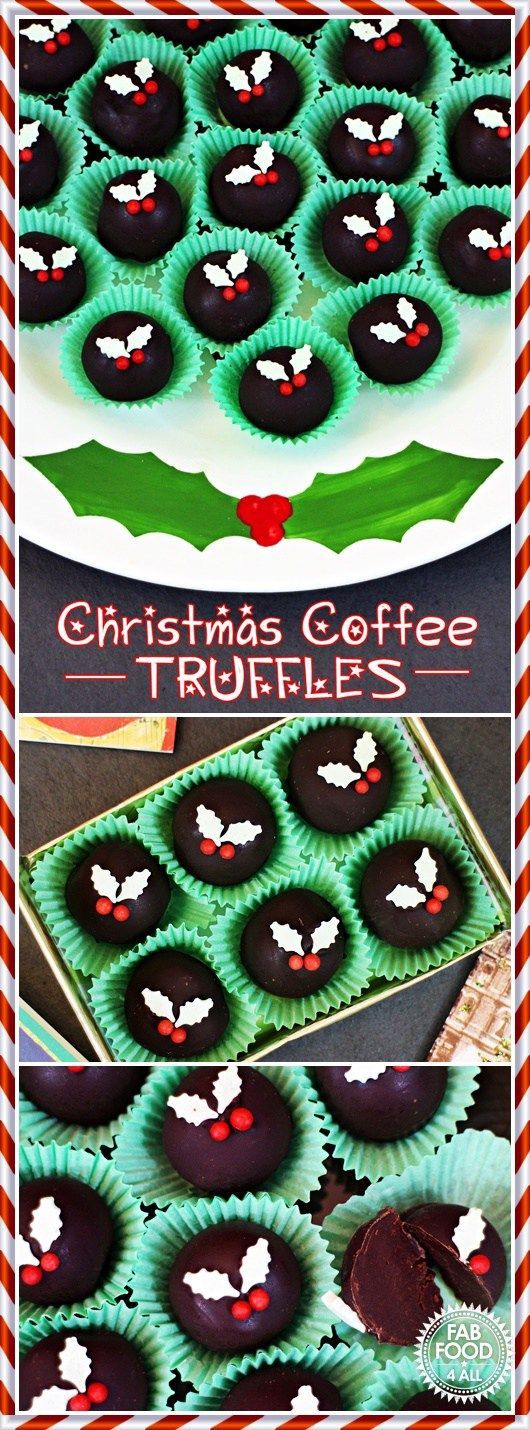 Christmas Coffee Truffles