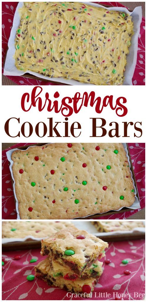 Christmas Cookie Bars