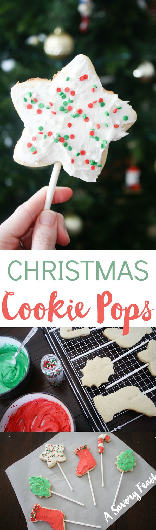 Christmas Cookie Pops