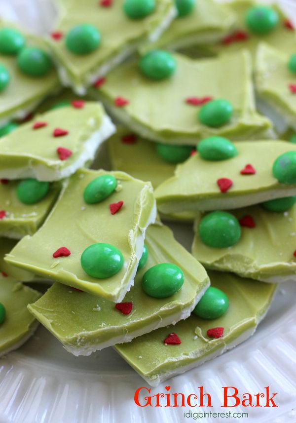 Christmas Grinch Bark