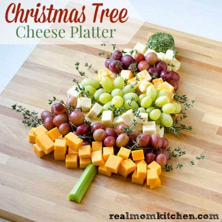 Christmas Tree Cheese Platter