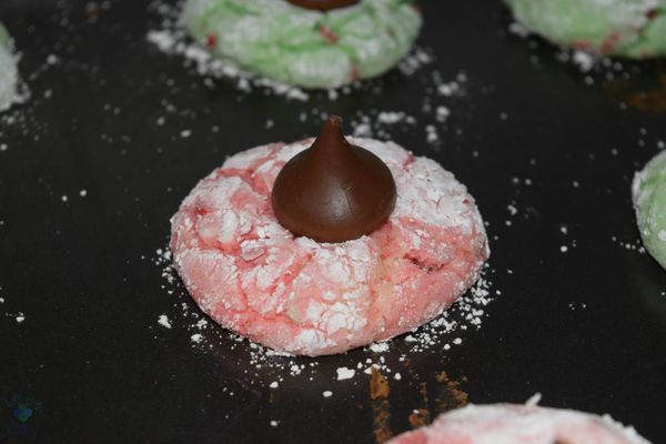 Christmas Vanilla Cake Mix Cookies