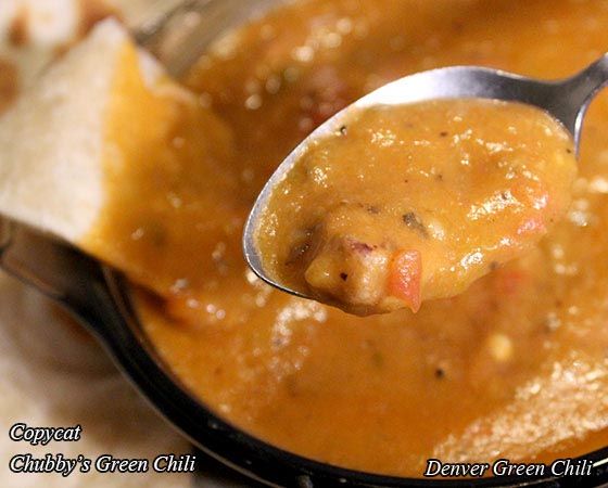 Chubby's Green Chili (Copycat