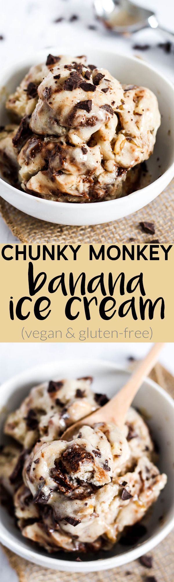 Chunky Monkey Banana Ice Cream