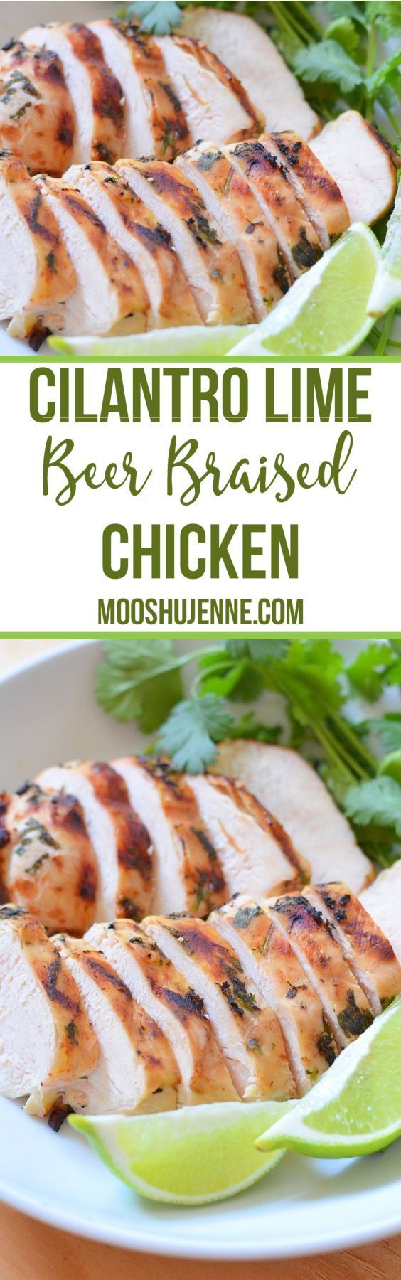 Cilantro Lime Beer Braised Chicken