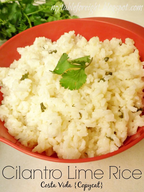 Cilantro Lime Rice (Costa Vida Copycat