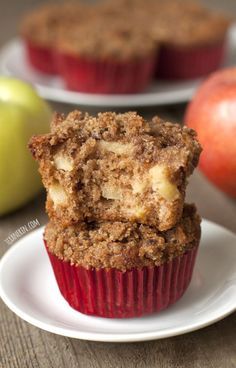 Cinnamon Apple Muffins (100% whole grain