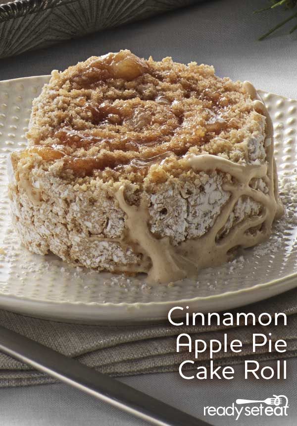 Cinnamon Apple Pie Cake Roll