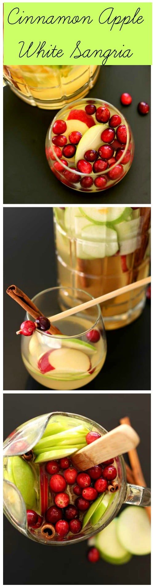 Cinnamon Apple White Sangria