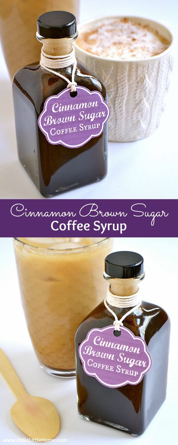 Cinnamon Brown Sugar Coffee Syrup