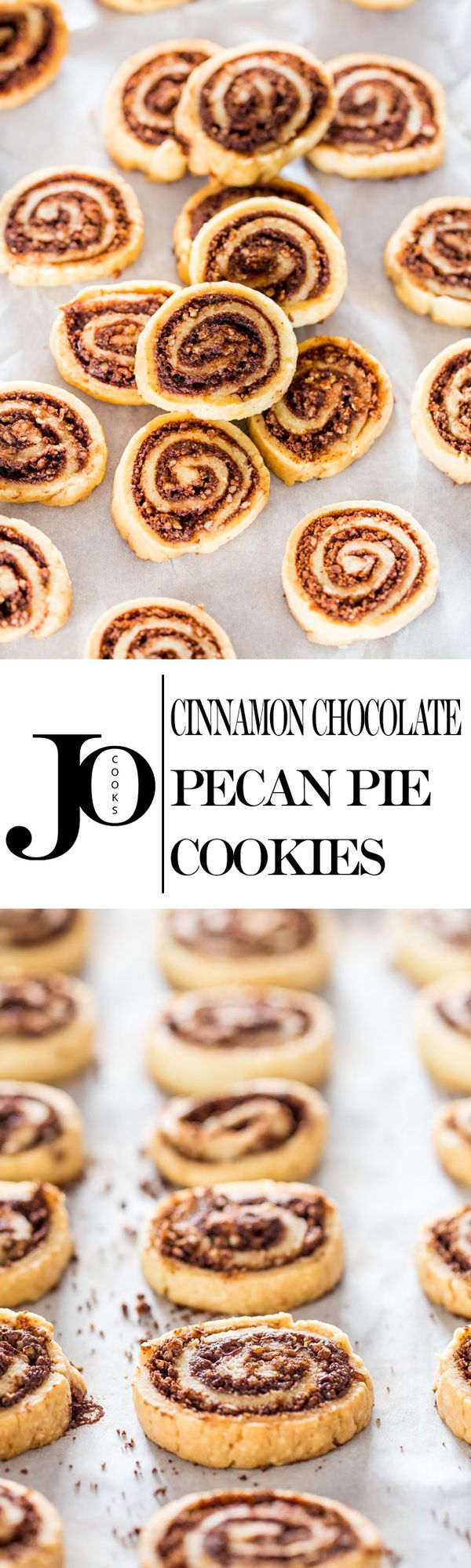 Cinnamon Chocolate Pecan Pie Cookies