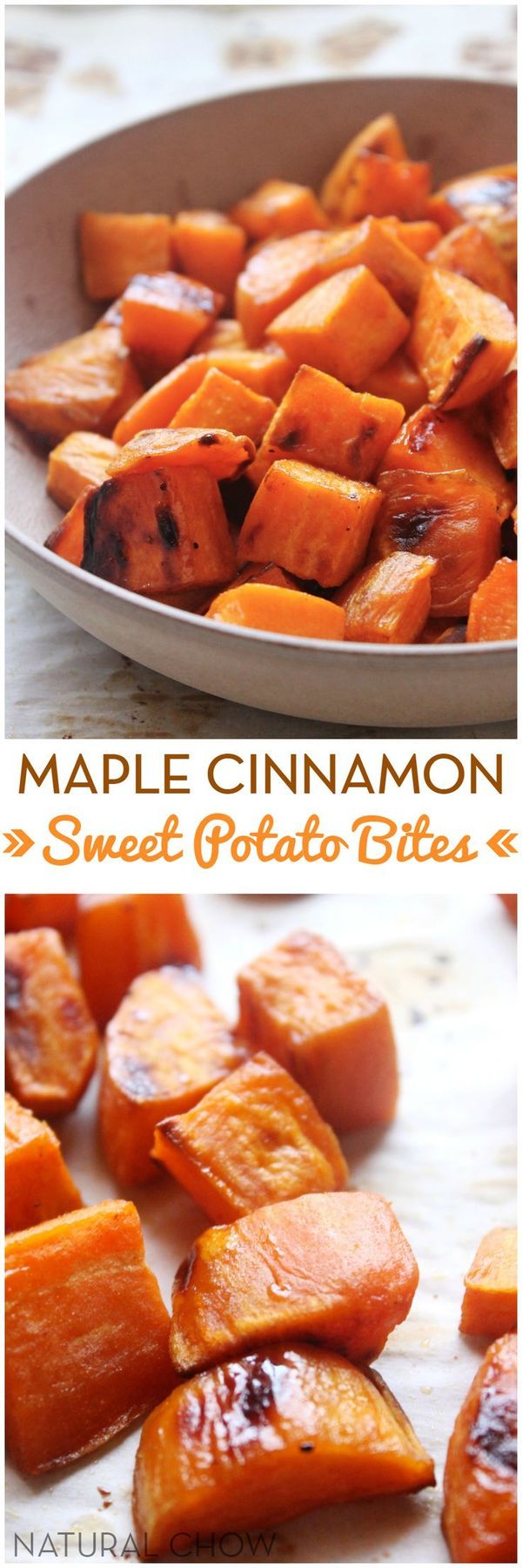 Cinnamon Maple Sweet Potato Bites