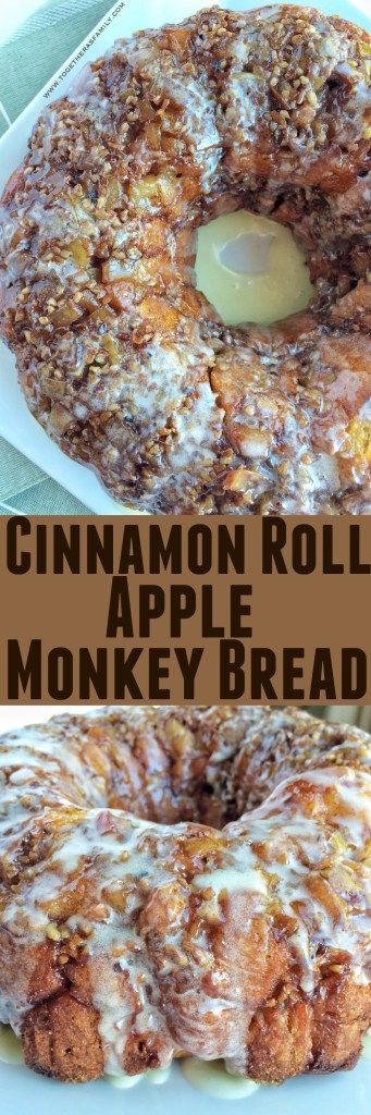 Cinnamon Roll Apple Monkey Bread