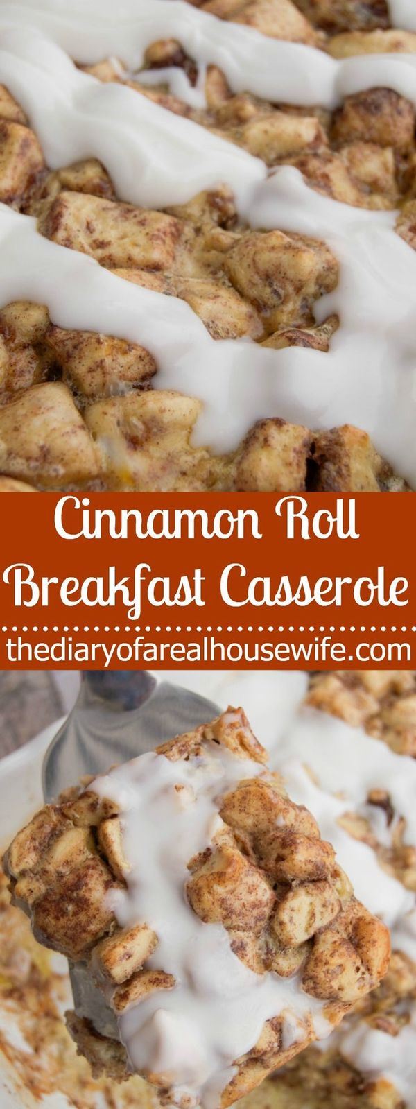 Cinnamon Roll Breakfast Casserole