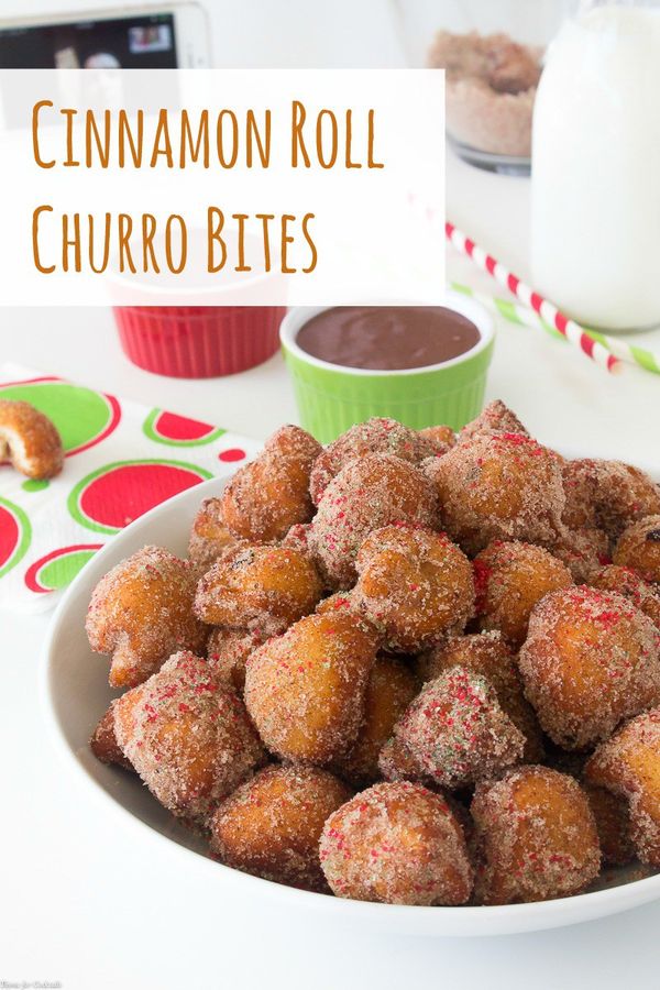 Cinnamon Roll Churro Bites