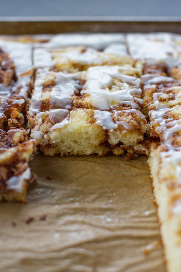 Cinnamon Roll Sheet Cake