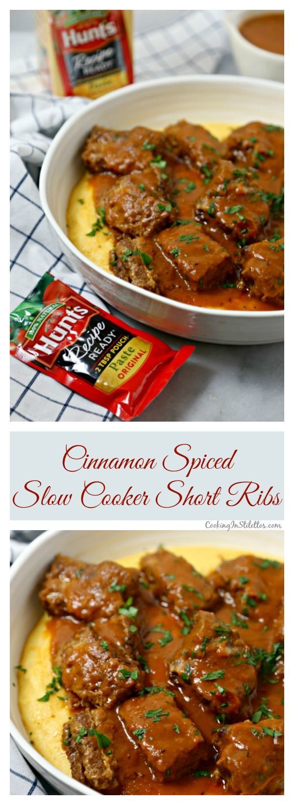 Cinnamon Spiced Slow Cooker Short Ribs